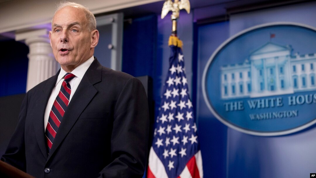 Kepala Staf Gedung Putih, John Kelly 