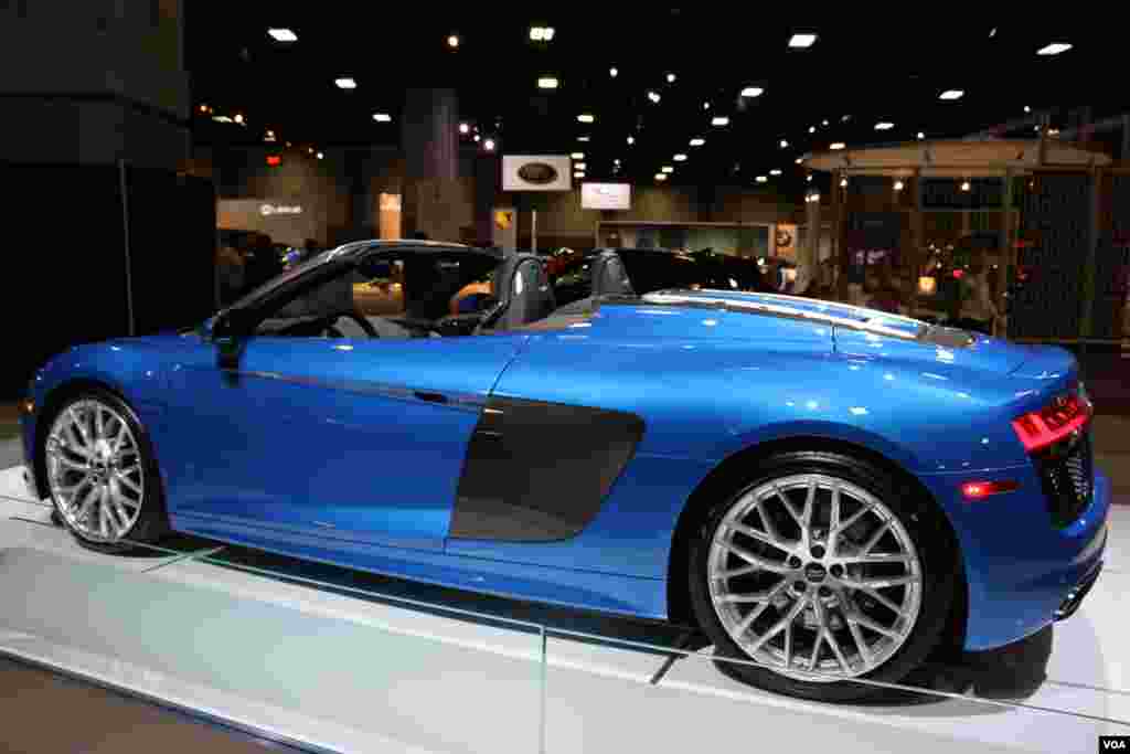 نمایشگاه اتومبیل واشنگتن آئودی Model: R8 Spyder 