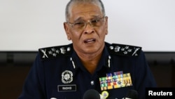  Malaysia's National Police Deputy Inspector-General Noor Rashid Ibrahim speaks during a news conference regarding the apparent assassination of Kim Jong Nam, the half-brother of the North Korean leader, at the Malaysian police headquarters in Kuala Lumpur, Malaysia, Feb. 19, 2017.