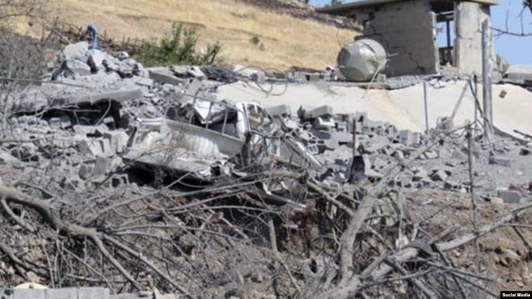 Bekas serangan udara Turki di lokasi militan PKK di Irak utara (foto: dok).
