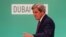 FILE — US Special Presidential Envoy for Climate John Kerry arrives for a press conference at the United Nations climate summit in Dubai on December 6, 2023.
