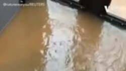 Նյու Յորքում հորդառատ անձրևների հետևանքով ջուրը լցվել է ավտոբուսի մեջ