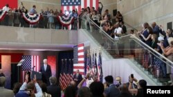 El presidente de EE. UU., Joe Biden, durante un discurso en Filadelfia sobre derechos de los votantes el 13 de julio de 2021.