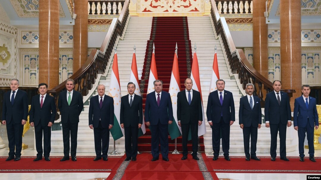 Shanxay Hamkorlik Tashkilotiga a'zo davlatlarning bosh diplomatlari Dushanbeda Prezident Emomali Rahmon bilan ham uchrashdi, 14-iyul, 2021