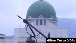 Le bâtiment du Parlement fédéral du Nigeria, le 30 septembre 2020. (VOA/Gilbert Tamba)