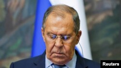 Menteri Luar Negeri Rusia Sergei Lavrov dalam sebuah kesempatan di Moskow, Rusia, pada 31 Agustus 2022. (Foto: Reuters/Maxim Shemetov)