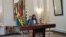 La canciller boliviana, Karen Longaric, también confirmó el vieres que la CIDH aceptó una invitación para visitar territorio boliviano. Foto: Yuvinka Gozalvez Avilés, VOA.