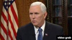 Wakil Presiden Amerika Mike Pence (foto: dok). 