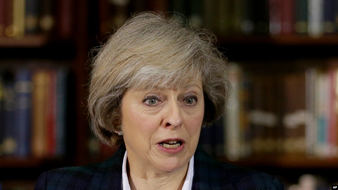Menteri Dalam Negeri Inggris Theresa May (Foto: dok.)
