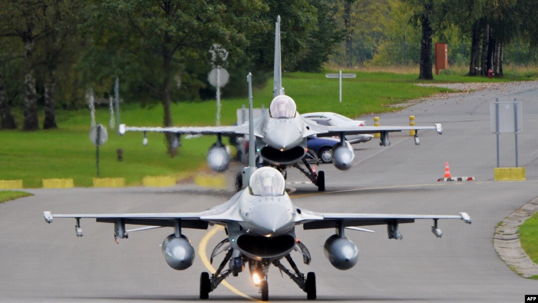 Belgiyaning F-16 qiruvchi samolyotlari koalitsiyaga yordam beradi.