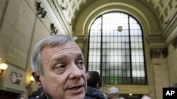 US Senator Richard Durbin is among the lawmakers underscoring the alliance between the United States and South Korea (file photo)