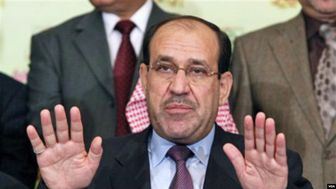 Perdana Menteri Irak Nouri al-Maliki.