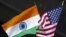 US-India Flags