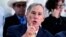 FILE - In this March 16, 2020 file photo, Texas Gov. Greg Abbott speaks during a news conference in San Antonio. 