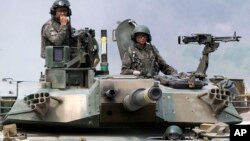 Tentara Korea Selatan melakukan latihan militer di Pocheon, Korea Selatan (foto: dok).