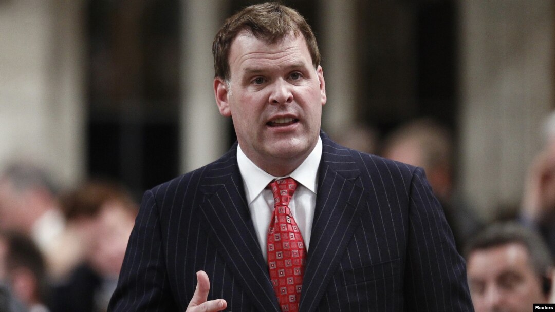 Canada's Foreign Minister John Baird speaks during Question Period in the House of Commons on Parliament Hill in Ottawa, May 29, 2012.