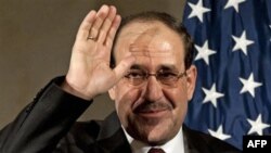 Irački premijer Nuri al-Maliki posle obraćanja članovima američke Trgovinske komore, 13. decembar 2011.