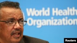 Tổng Giám Đốc Tổ chức Y tế Thế giới (WHO) Tedros Adhanom Ghebreyesus (ảnh chụp ngày 30/1/2020)