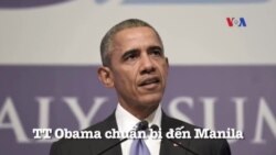 Tổng thống Obama chuẩn bị đến Manila