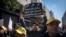 Des manifestants à une manifestation contre la pauvreté et la situation économique, convoquée par le "mouvement du front social marocain", à Casablanca le 23 février 2020. (Photo FADEL SENNA / AFP)