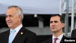 El presidente del Congreso de Honduras, Mauricio Olivas, izquierda, dijo a la Voz de América que el tema de la extradición es uno de los temas fundamentales a tratar con las autoridades estadounidenses.