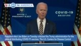 VOA60 America - President-elect Biden criticizes the Trump administration for the pace of distributing COVID-19 vaccines