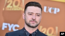ARCHIVO: Justin Timberlake en la premiere de "Candy" en Los Ángeles el 9 de mayo de 2022. 