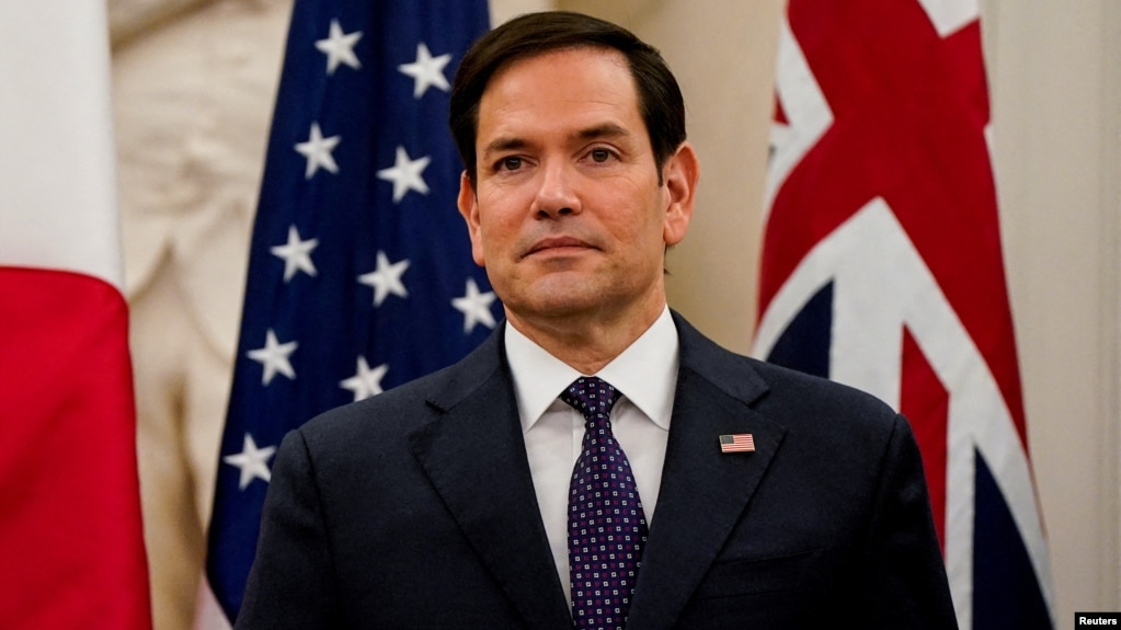 Ngoại trưởng Mỹ Rubio trong một hoạt động ở thủ đô Washington, 21/1/2025 (REUTERS/Elizabeth Frantz).