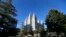 FILE - The Salt Lake Temple, at Temple Square, is shown before the start of The Church of Jesus Christ of Latter-day Saints' twice-annual church conference Saturday, Oct. 5, 2019, in Salt Lake City.