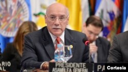 El Ministro de Relaciones Exteriores de Paraguay, Eladio Loizaga, fue elegido presidente de la XLIV Asamblea General de la Organización de los Estados Americanos (OEA). [Foto: Juan Manuel Herrera, OEA].