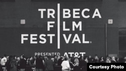 纽约翠贝卡电影节（Tribeca Film Festival）。（VOA)