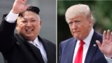 Prezida wa Amerika, Donald Trump, i buryo n'umutegetsi wa Koreya ya ruguru, Kim Jong Un, i bubamfu