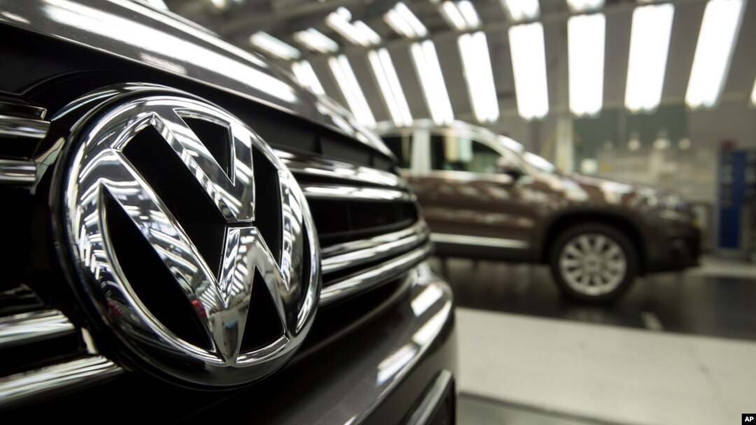 Logo của hãng Volkswagen. 
