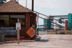 The entrance to the Blue Ayr Mine south of Gillett, Wyo., Sept. 5, 2019. The shutdowns of Blackjewel LLC's Belle Ayr and Eagle Butte mines in Wyoming since July 1, 2019, have added more uncertainty to the Powder River Basin's struggling coal economy.