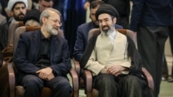 عکس آرشیوی از علی لاریجانی و مجتبی خامنه‌ای 