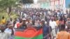 Manifestation contre le 2nd mandat du président Peter Mutharika. (Lameck Masina/VOA)