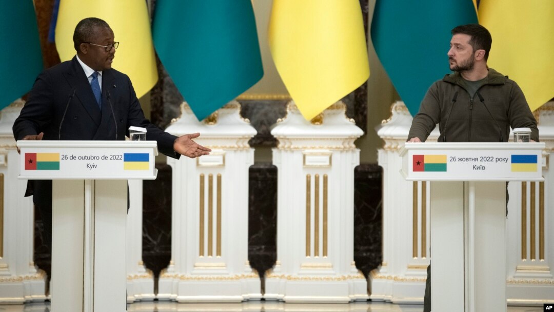 Умару Сисоку Эмбало и Владимир Зеленский