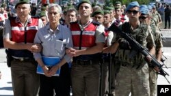 지난 2017년 8월 터키 앙카라에서 쿠데타 가담 혐의 군인들에 대한 재판이 열렸다. (자료사진)