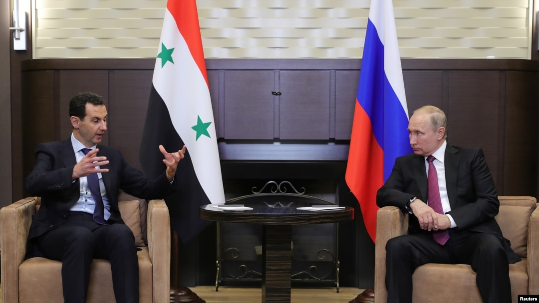 Tổng thống Syria Bashar al-Assad gặp Tổng thống Nga Vladimir Putin 