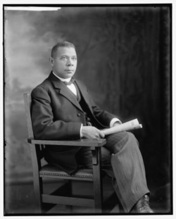 Booker T. Washington portrait. (Harris & Ewing photograph, Prints and Photographs Division)