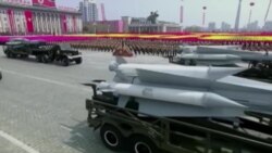 رونمایی از موشک جدید کره شمالی در مراسم یکصد و پنجمین سال تولد کیم ایل سونگ