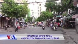 Dân mong được mở lại chợ truyền thống và chợ tự phát