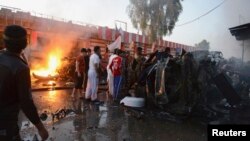 Serangan bom mobil di Samarra, Irak (foto: dok). Militan Irak menyerang Samarra, Kamis (5/6). 