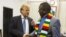 Mukuru wechikwata che EU changa chiri muZimbabwe, VaElmar Brok anemutungamiri wenyika, VaEmmerson Mnangagwa