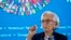 Managing Director of International Monetary Fund (IMF) Christine Lagarde talks during a press conference ahead of the annual meetings of the IMF and World Bank in Bali, Indonesia, Oct. 11, 2018. 
