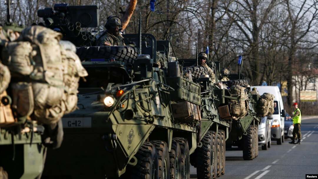 ARHIVA - Američki vojni konvoj na putu iz Nemačke do Poljske u martu 2017. (Foto: Reuters)