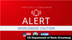 US State Department security alert related to Iran 