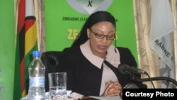 ZEC Chairperson Priscilla Chigumba