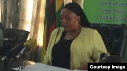 ZEC Chairperson Priscilla Chigumba In Harare