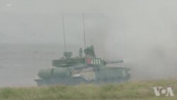 Démonstration de force l'armée russe
